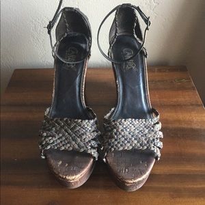 Carlos Santana platform heels